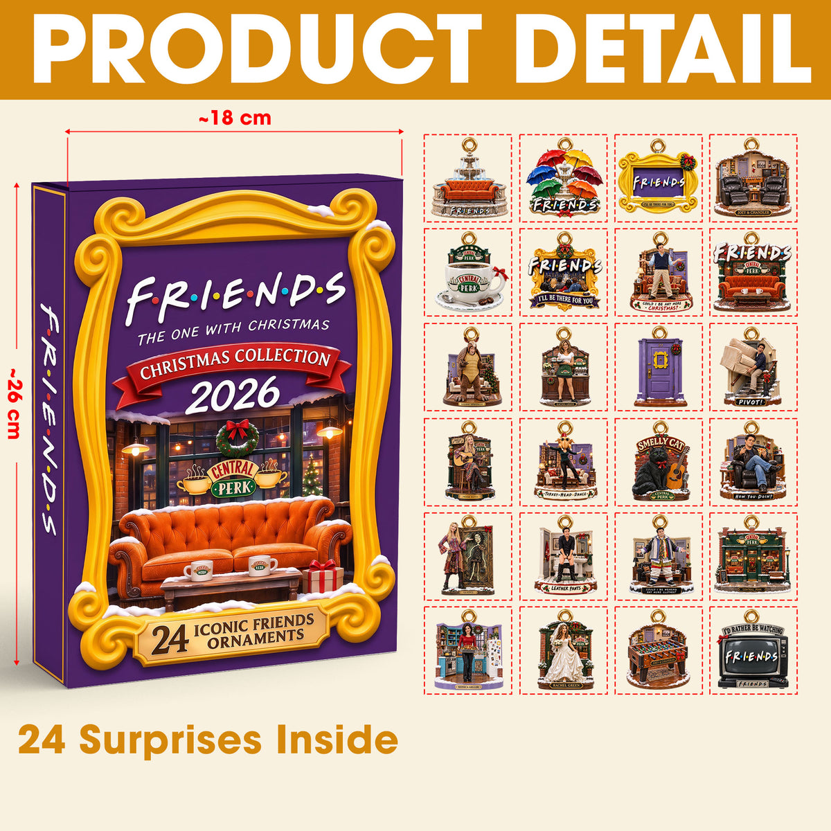 Christmas TV Show Advent Calendar Blind Box - Personalized Gifts For TV Show Lovers 01OHTI281026-Homacus
