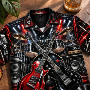 Rock Band Hawaiian Shirt - Personalized Gifts For Musician Hawaiian Shirt 02NATI090626-Homacus
