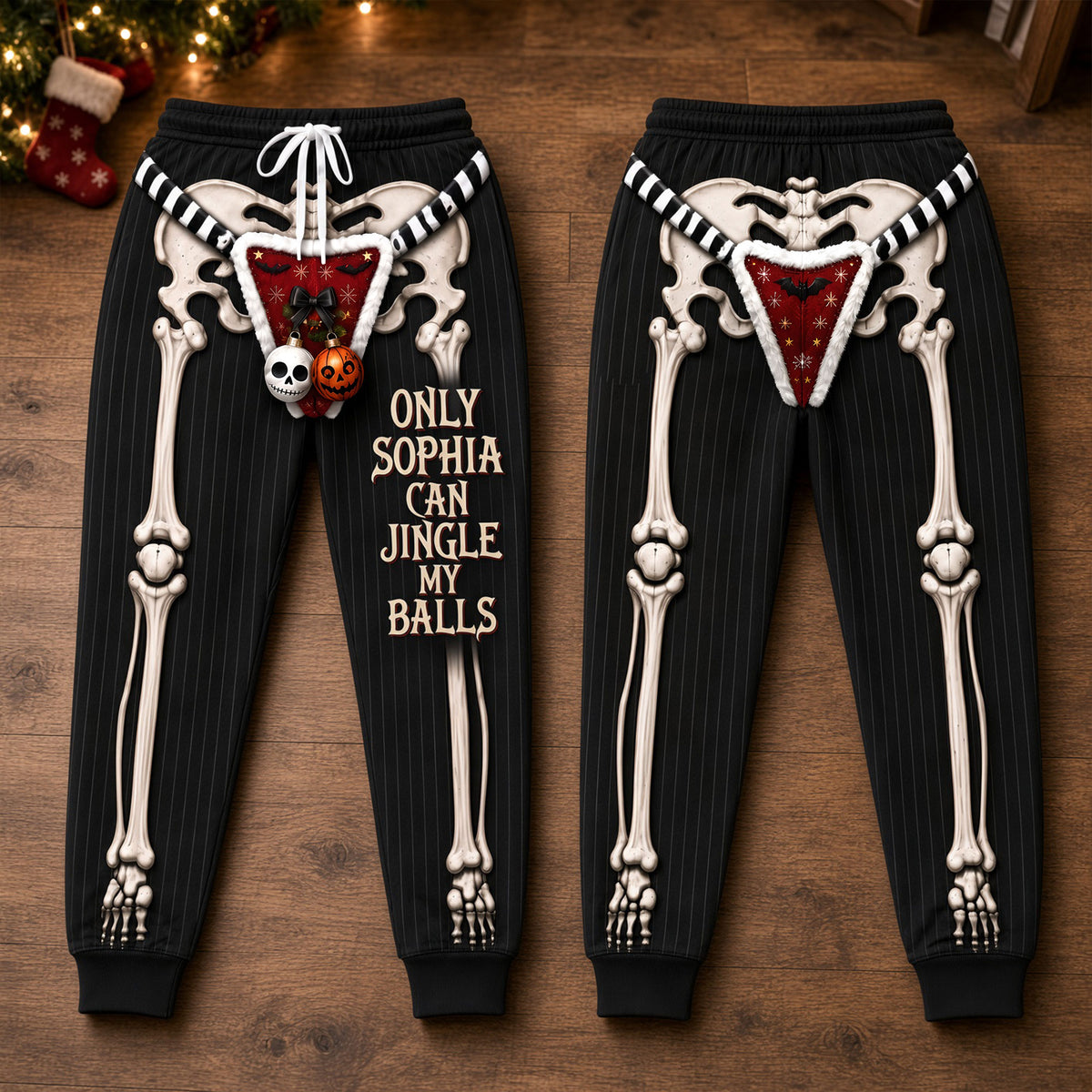 Only You Can Jingle My Bells Sweatpants - Personalized Christmas Gifts For Him 03tyti090926-Homacus