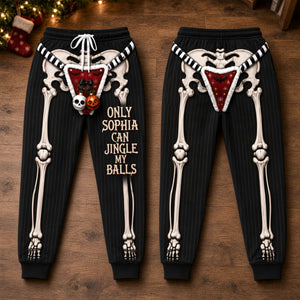 Only You Can Jingle My Bells Sweatpants - Personalized Christmas Gifts For Him 03tyti090926-Homacus