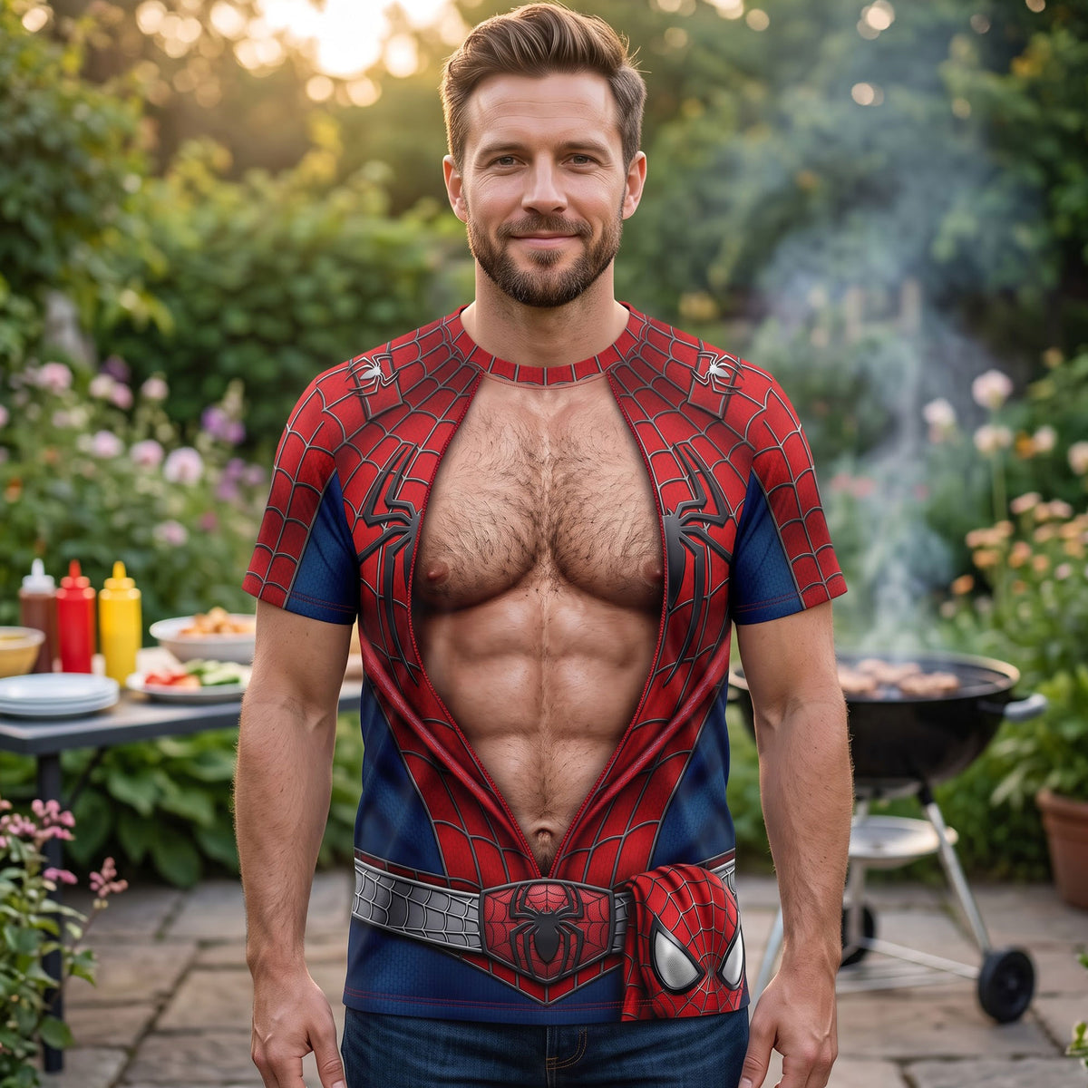 The Unzipped Hero 3D Shirt - Personalized Funny Gift 04TYTI030826-Homacus