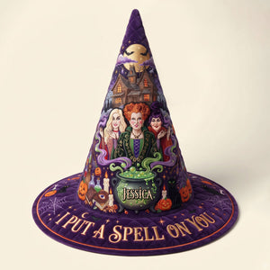 Sisterhood Of Spells Quilted Witch Hat - Personalized Halloween Gifts 02TYTI120826-Homacus