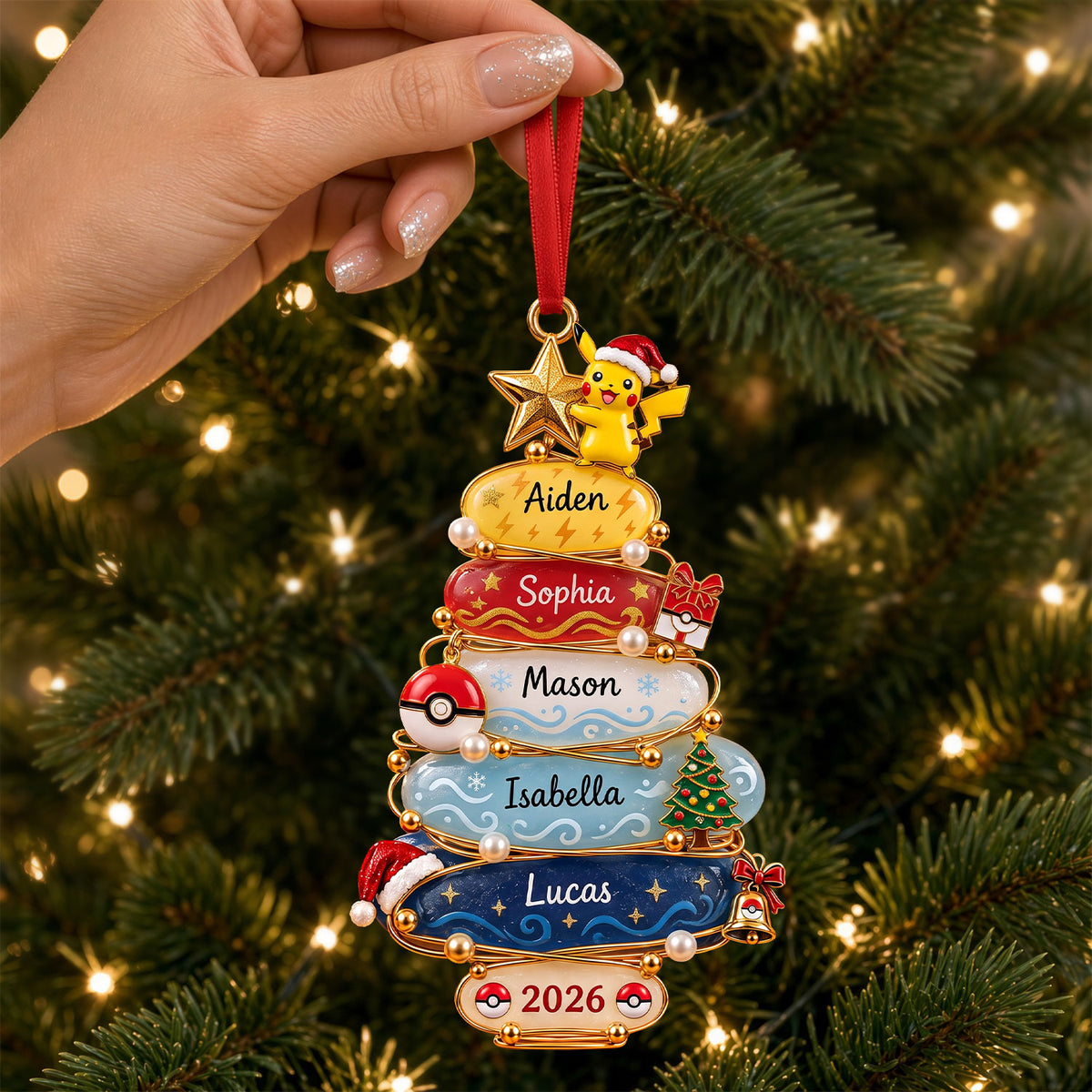 Lovely Mischief Christmas Acrylic Ornament - Personalized Christmas Gifts For Family 01pati081026-Homacus