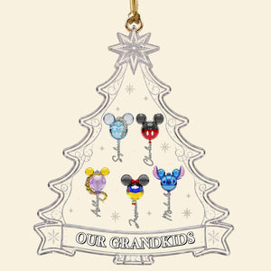 Personalized Grandkids Make Christmas Brighter Ornament - Gifts For Grandparents 043OHTI310726-Homacus