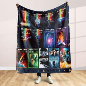Retro Space Adventure Blanket -Personalized Gift For Space Lovers 01QHTI021026