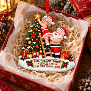 Annoying Each Other Christmas Ornament - Personalized Gifts For Couples 01OHTI161026-Homacus