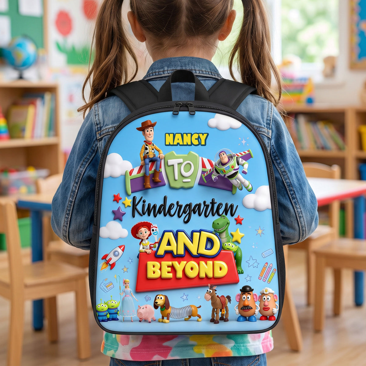 School-Day Adventure Backpack - Personalized Gifts For Kids School Bag 05NATI250626-Homacus