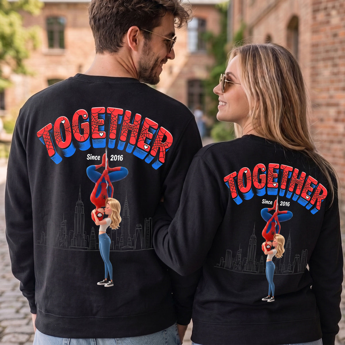 Together Forever Shirt - Personalized Gifts For Couple 01HUTI230726-Homacus