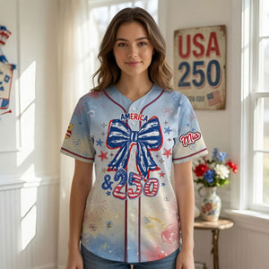 Woodland Friends Baseball Jersey – USA 250 Celebration 02nati120626-Homacus