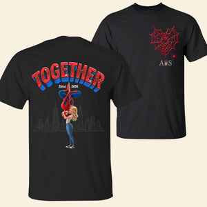 Together Forever Shirt - Personalized Gifts For Couple 01HUTI230726-Homacus
