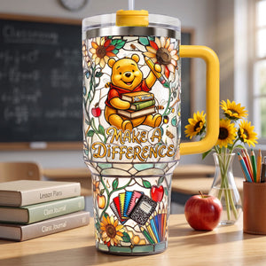 Good Teacher To Be 40oz Tumbler With Handle - Personalized Gifts For Teachers 03qhti010826-Homacus