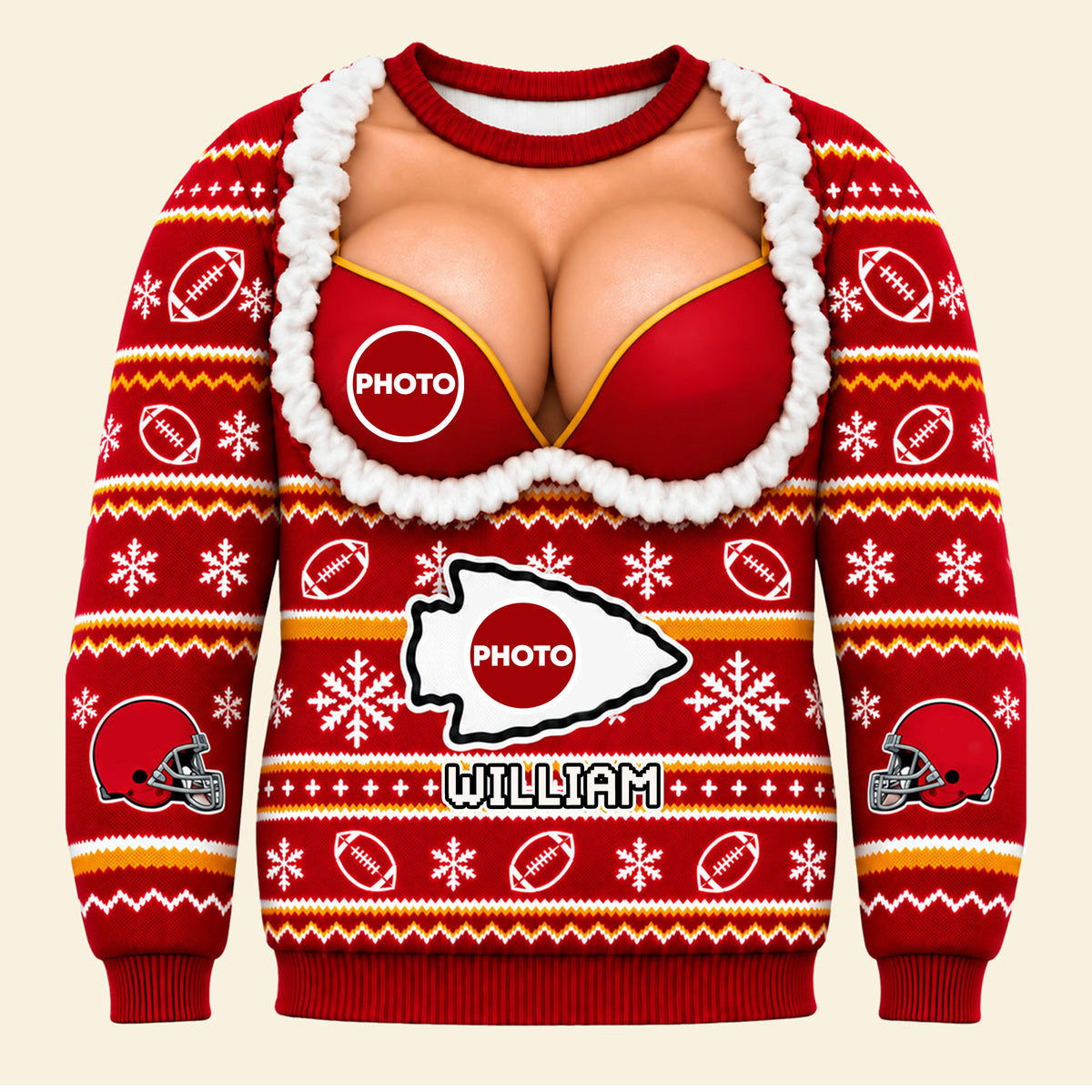 Sport Lover Funny Knitted Ugly Sweater - Personalized Gifts For Sport Fans Ugly Sweater 05OHTI300926-Homacus
