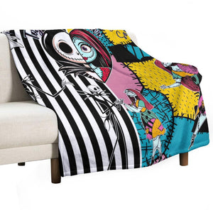 Spooky Soulmates Forever Blanket - Halloween Gifts For Horror Couples 73laxx180725-Homacus