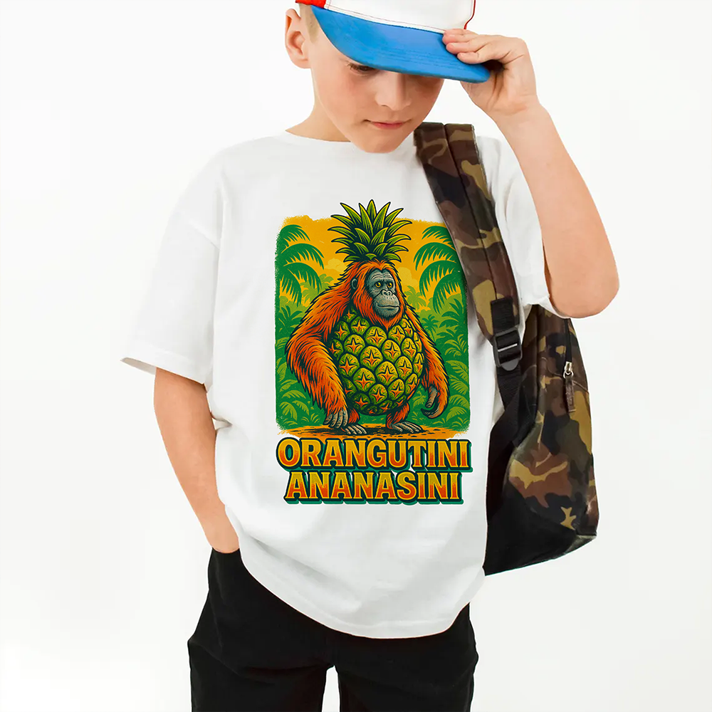 Orangutini Ananasini Brainrot Shirt Gifts For Kids 0315hudt280725-Homacus