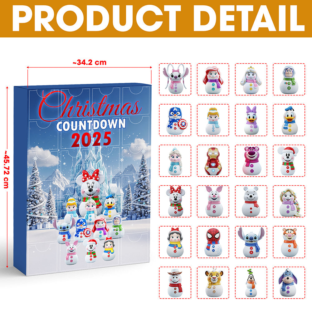 Couple Christmas Activities Advent Calendar Custom Acrylic Blindbox - Personalized Gift For Christmas 04pgta221025-Homacus