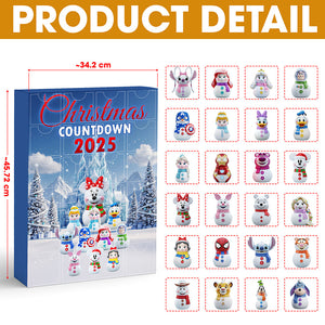 Couple Christmas Activities Advent Calendar Custom Acrylic Blindbox - Personalized Gift For Christmas 04pgta221025-Homacus