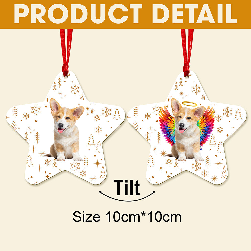 Pet Memorial Christmas Lenticular Ornament - Custom Photo Gifts for Heaven 05NADT240925-Homacus