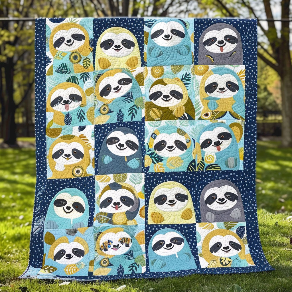 Gifts For Sloth Lover Blanket Relaxed Sloth Vibes-Homacus