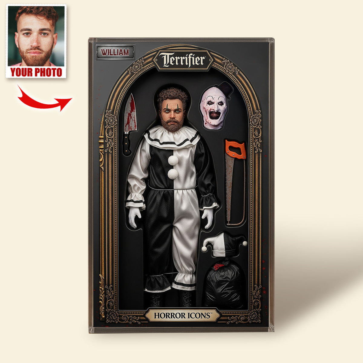 Horror Character Plaque - Custom Photo Gifts For Horror Lovers 01hyti030925-Homacus