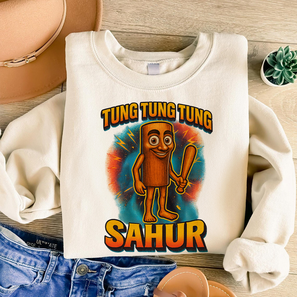 Tung Tung Tung Sahur Brainrot Shirt Gifts For Kids 0322hudt280725-Homacus