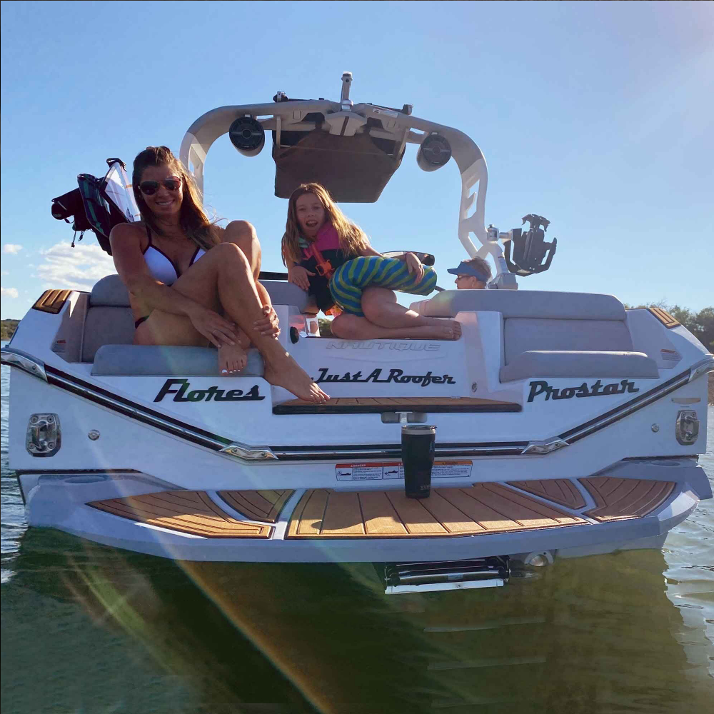 Boat 3D Letters Name Custom Metal Emblems With Double-sided Adhesive Tape-Homacus