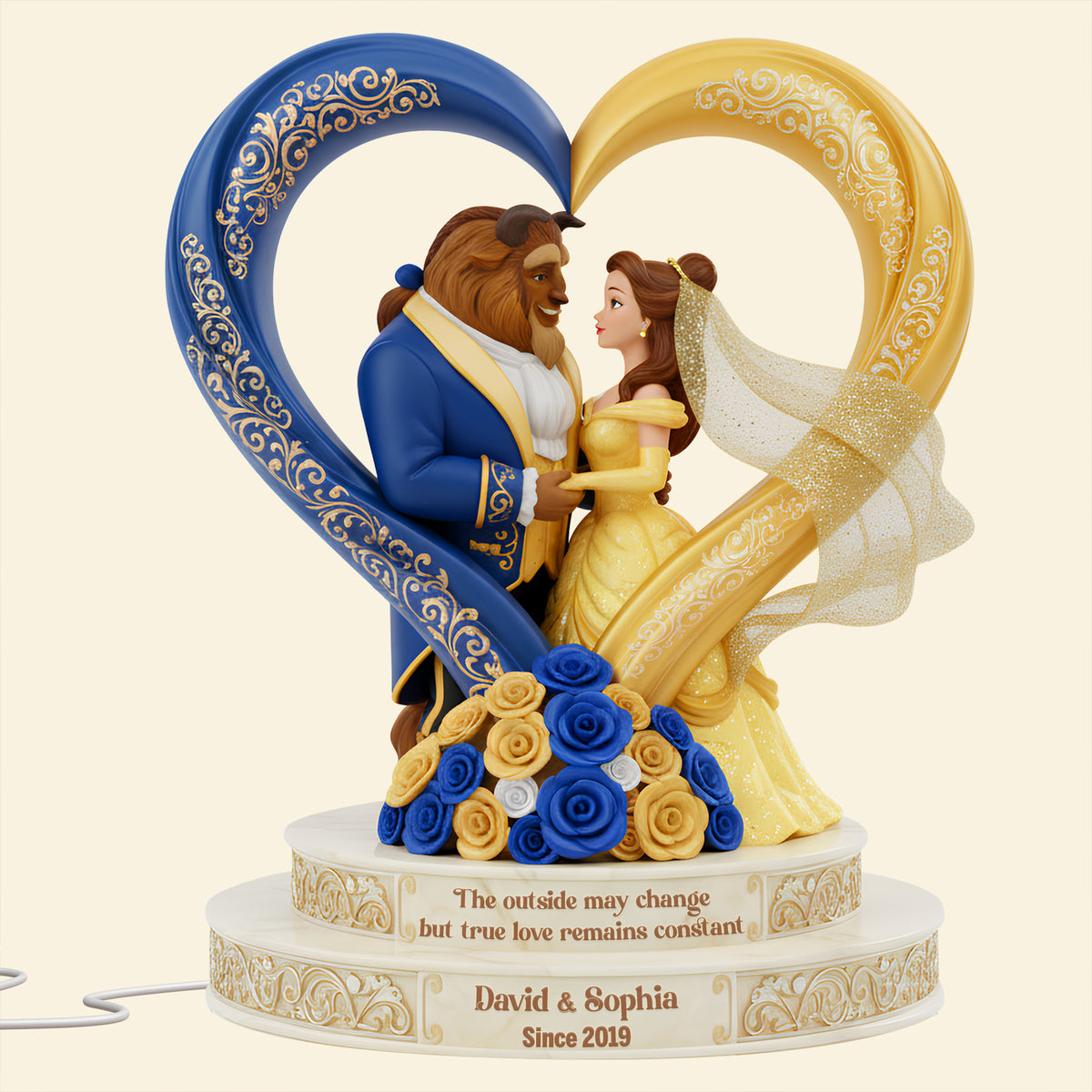 A Timeless Tale Of Love Light Box - Personalized Anniversary Gift For Couples 03KILU271125-Homacus