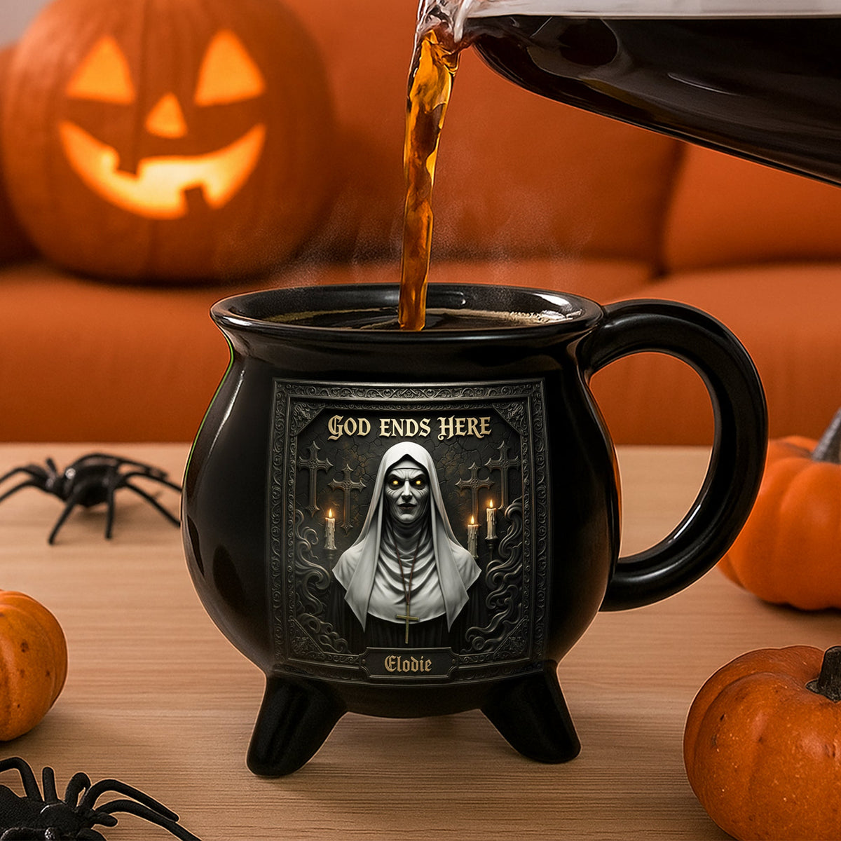Scary Villain Cauldron Mug - Personalized Gifts For Fans 01HUDT170925-Homacus