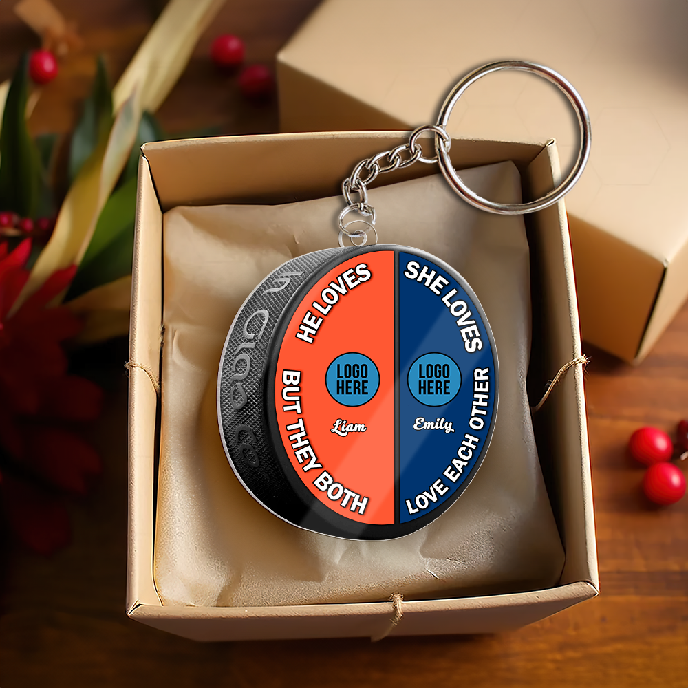 Personalized Gifts For Ice Hockey-loving Couple Christmas Ornament 02hupu231124-Homacus