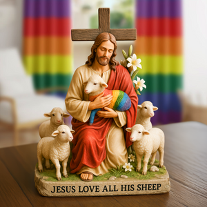 LGBT Jesus Supporter Acrylic Plaque - Gifts For LGBT+ 05HUPU130525-Homacus