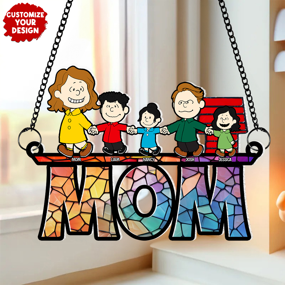 Personalized Gifts For Mom Suncatcher Ornament 03KAPU2504DA-Homacus