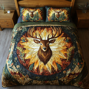 Gifts For Deer Lovers Quilt Bedding Set 02TGDT200125-Homacus