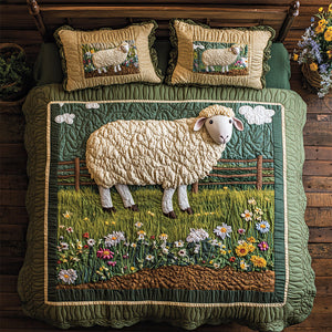 Gifts For Sheep Lovers Quilt Bedding Set Special Line 03TGDT040225-Homacus