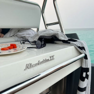 Boat 3D Letters Name Custom Metal Emblems With Double-sided Adhesive Tape-Homacus