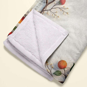 Personalized Gift For Mom Blanket Bloom Flowers 04KALU080125-Homacus