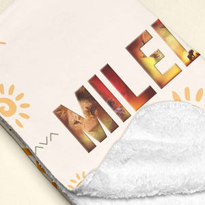 Personalized Gifts For Mom Lion Blanket - A Mother's Love Means MILELE 02OHLU110325-Homacus