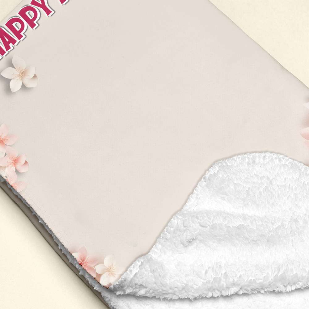 Personalized Gift For Mom Blanket Bloom Flowers 04KALU080125-Homacus