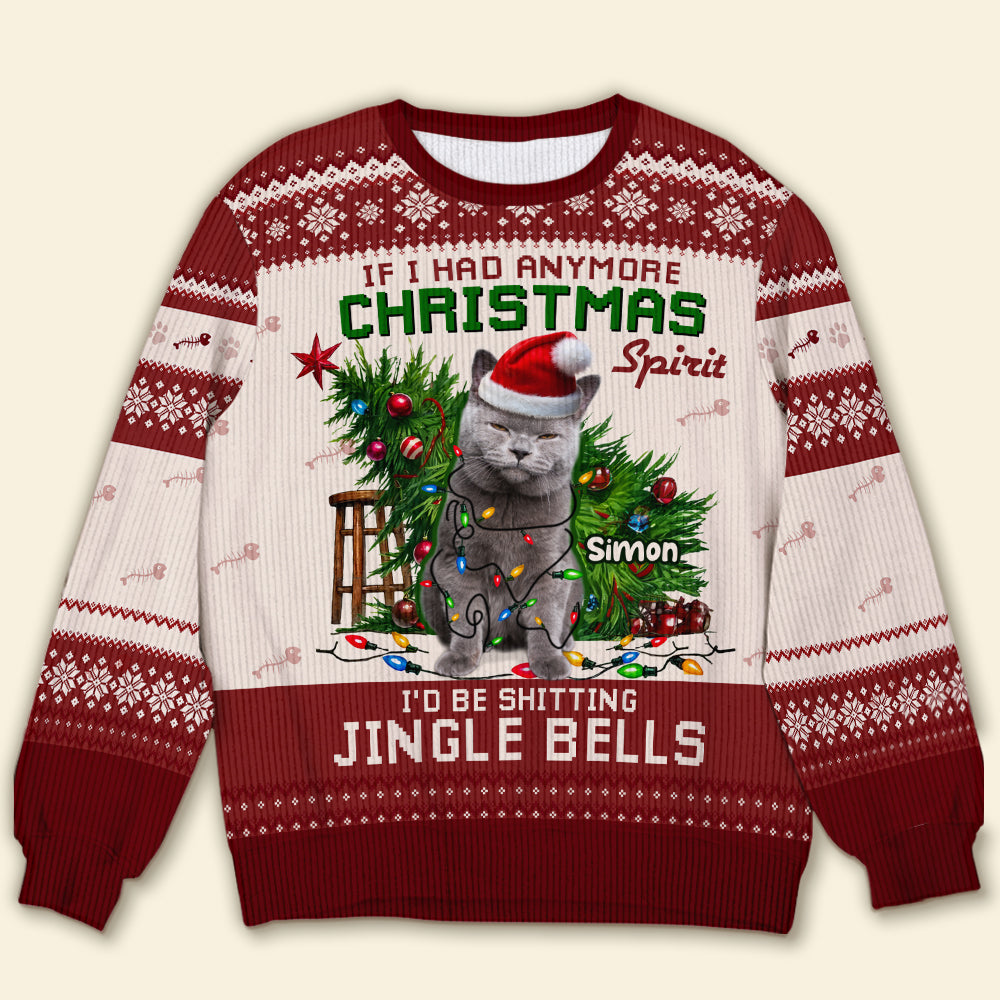 Custom Photo Gifts For Pet Lovers Christmas Ugly Sweater 04HULU011124-Homacus