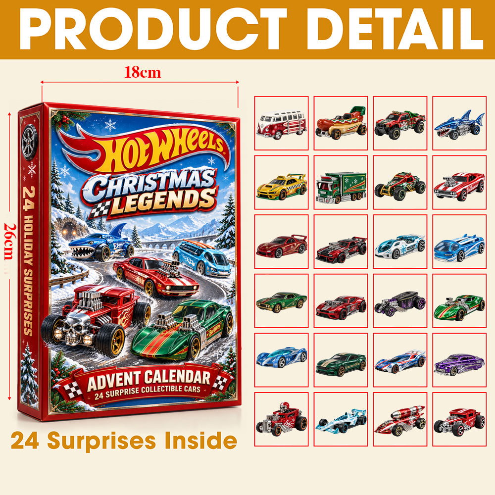 Christmas Legends Advent Calendar Blind Box - Personalized Gifts For Speed Lovers 04tylu281026-Homacus