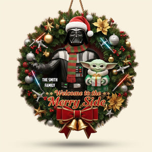 Welcome Christmas Wood Sign - Personalized Gifts For Family Christmas Wood Sign 07HYTI201125-Homacus