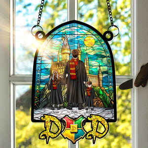 Wizard Dad Suncatcher Ornament - Personalized Gifts For Dad 02HULU270325TM-Homacus