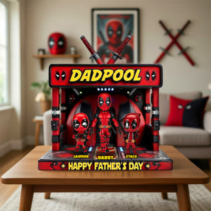 Father’s Day Hero Squad Acrylic Plaque Personalized Gifts For Dad 032OHDH140426-Homacus