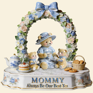 Bear Mom Toile de Jouy Acrylic Plaque - Personalized Gifts For Mother's Day Plaque 02PGMG180326-Homacus