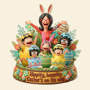 Happy Easter Day Mom Acrylic Plaque - Personalized Gifts For Mom 01pamg130326-Homacus