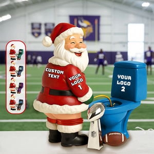 Funny Santa Sport Acrylic Plaque - Personalized Gifts For Sport Lover Plaque 05HUMG131025-Homacus