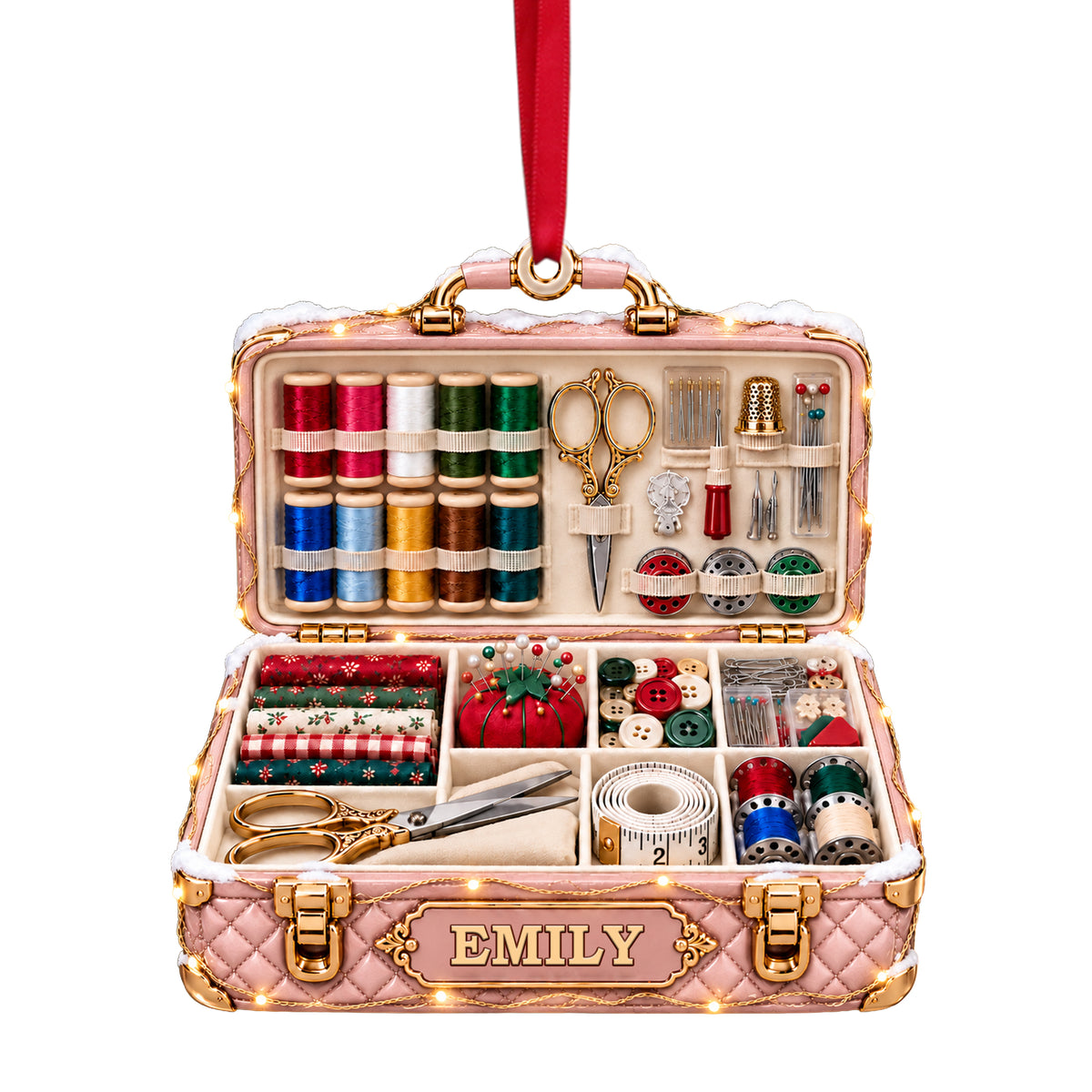 Sewing Christmas Ornament - Personalized Gifts For Sewing Lovers 10ttlu081026-Homacus