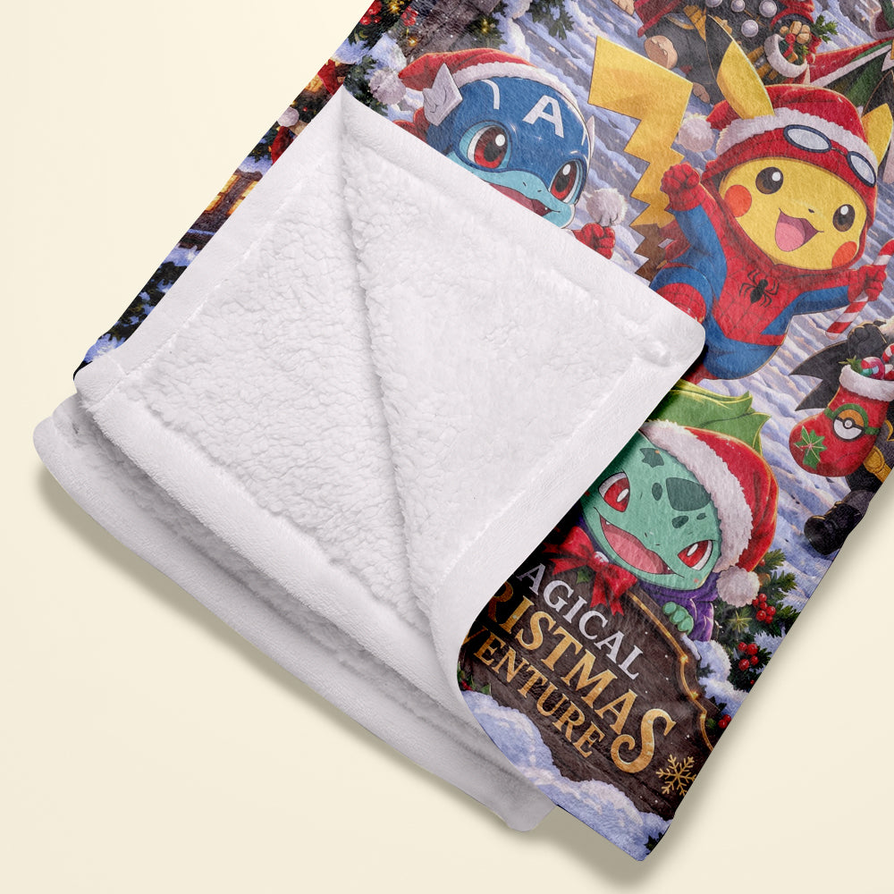 Magical Christmas Adventure Blanket - Personalized Gifts For Christmas 01ttta131026-Homacus