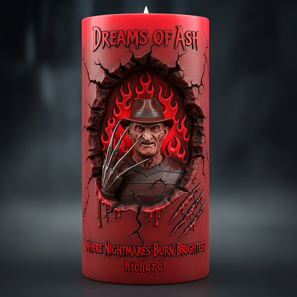 Branding From Classic Slashers LED Candle - Personalized Gifts For Horror Fans 04qhqn060925-Homacus