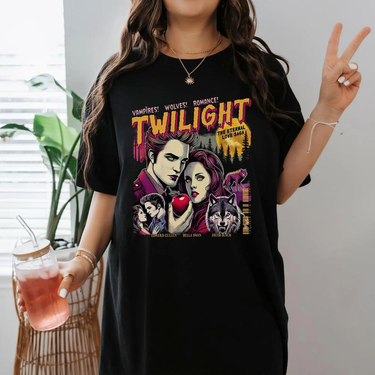 Vampire Romance Couple Shirt - Gift For Couple 95lax180725-Homacus