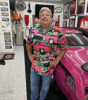 Muscle Car Hawaiian Shirt - Custom Car Photo Shirt - Floral Pattern (Car0902)-Homacus
