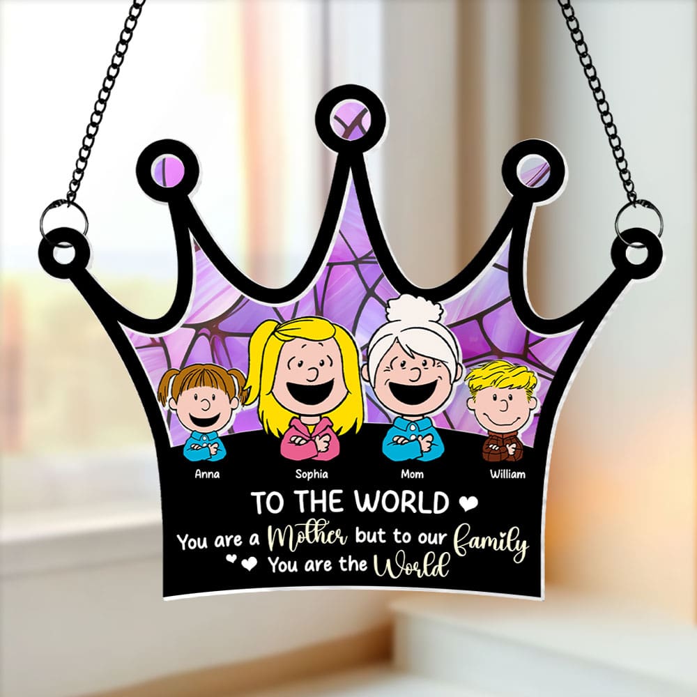 Personalized Gifts For Mom Suncatcher Ornament 02xqti251224-Homacus